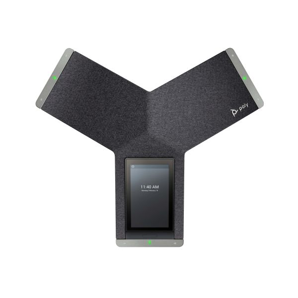 HP Poly Trio C60 IP-conferentietelefoon voor Microsoft Teams, volledige radio en PoE-ondersteuning (849B6AA#ABB)