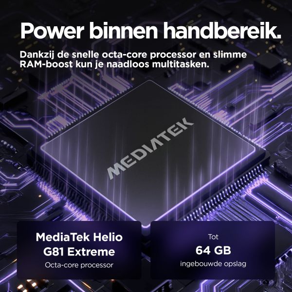 Motorola moto e15 16,9 cm (6.67") Dual SIM Android 14 Go edition 4G USB Type-C 2 GB 64 GB 5200 mAh Blauw (PB6S0013FR)