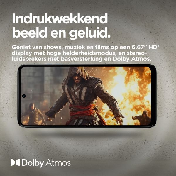 Motorola moto e15 16,9 cm (6.67") Dual SIM Android 14 Go edition 4G USB Type-C 2 GB 64 GB 5200 mAh Blauw (PB6S0013FR)