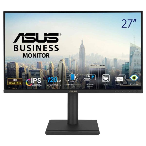ASUS BE27ACGN computer monitor 68,6 cm (27") 2560 x 1440 Pixels Quad HD LCD Zwart (90LM03I0-B03K71)
