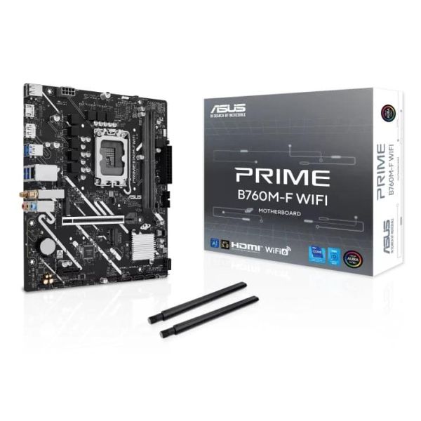 ASUS PRIME B760M-F WIFI Intel B760 LGA 1700 micro ATX (90MB1N00-M0EAY0)