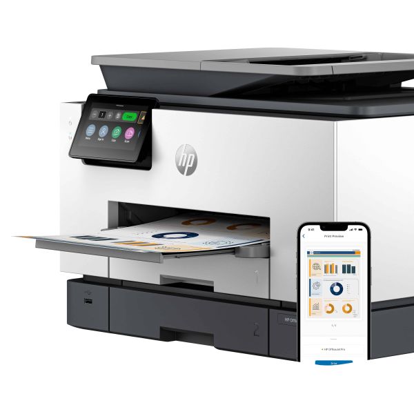 HP OfficeJet Pro 9130b Draadloos All-in-One Kleur Printer, Dubbelzijdig printen; Kopieerapparaat, Scanner (4U561B#686) HP OfficeJet Pro 9130b Draadloos All-in-One Kleur Printer, Dubbelzijdig printen; Kopieerapparaat, Scanner (4U561B#686)