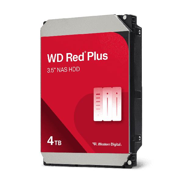 Western Digital WD 4TB SATA RED Plus NAS HDD (WD40EFZZ) (WD40EFZZ)