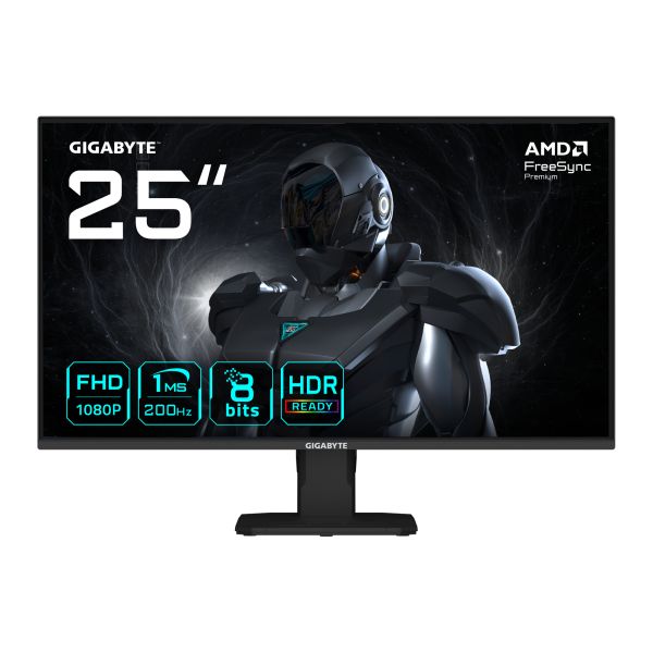 GIGABYTE GS25F2 computer monitor 62,2 cm (24.5") 1920 x 1080 Pixels Full HD LED Zwart (GS25F2 EK)