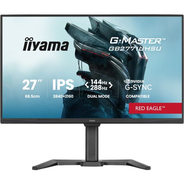 iiyama G-MASTER GB2771UHSU-B1 computer monitor 68,6 cm (27") 3840 x 2160 Pixels Zwart (GB2771UHSU-B1)