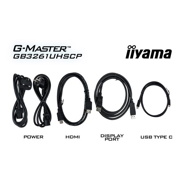 iiyama G-MASTER GB3261UHSCP-B1 computer monitor 80 cm (31.5") 3840 x 2160 Pixels 4K Ultra HD Zwart (GB3261UHSCP-B1)