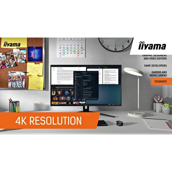 iiyama G-MASTER GB3261UHSCP-B1 computer monitor 80 cm (31.5") 3840 x 2160 Pixels 4K Ultra HD LED Zwart (GB3261UHSCP-B1)