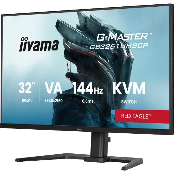 iiyama G-MASTER GB3261UHSCP-B1 computer monitor 80 cm (31.5") 3840 x 2160 Pixels 4K Ultra HD LED Zwart (GB3261UHSCP-B1)