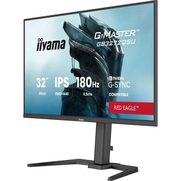 iiyama G-MASTER GB3272QSU-B1 computer monitor 80 cm (31.5") 2560 x 1440 Pixels Quad HD Zwart (GB3272QSU-B1) iiyama G-MASTER GB3272QSU-B1 computer monitor 80 cm (31.5") 2560 x 1440 Pixels Quad HD Zwart (GB3272QSU-B1)