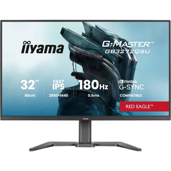 iiyama G-MASTER GB3272QSU-B1 computer monitor 80 cm (31.5") 2560 x 1440 Pixels Quad HD LED Zwart (GB3272QSU-B1)