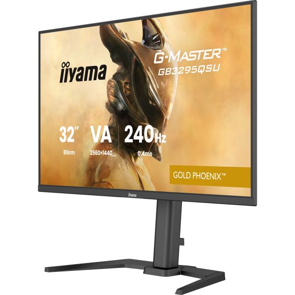 iiyama G-MASTER GB3295QSU-B1 computer monitor 80 cm (31.5") 2560 x 1440 Pixels Quad HD Zwart (GB3295QSU-B1) iiyama G-MASTER GB3295QSU-B1 computer monitor 80 cm (31.5") 2560 x 1440 Pixels Quad HD Zwart (GB3295QSU-B1)