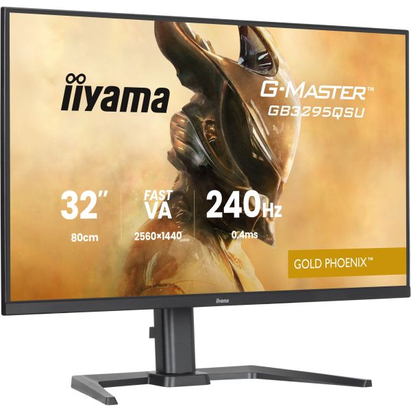iiyama G-MASTER GB3295QSU-B1 computer monitor 80 cm (31.5") 2560 x 1440 Pixels Quad HD LED Zwart (GB3295QSU-B1) iiyama G-MASTER GB3295QSU-B1 computer monitor 80 cm (31.5") 2560 x 1440 Pixels Quad HD LED Zwart (GB3295QSU-B1)