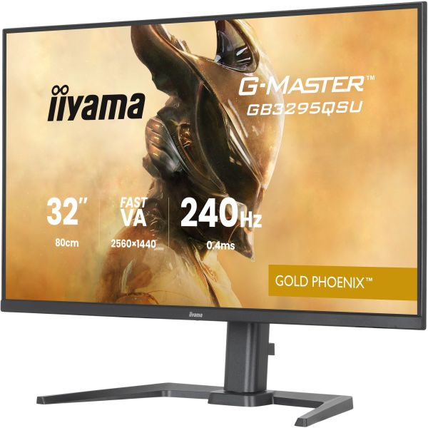 iiyama G-MASTER GB3295QSU-B1 computer monitor 80 cm (31.5") 2560 x 1440 Pixels Quad HD LED Zwart (GB3295QSU-B1) iiyama G-MASTER GB3295QSU-B1 computer monitor 80 cm (31.5") 2560 x 1440 Pixels Quad HD LED Zwart (GB3295QSU-B1)