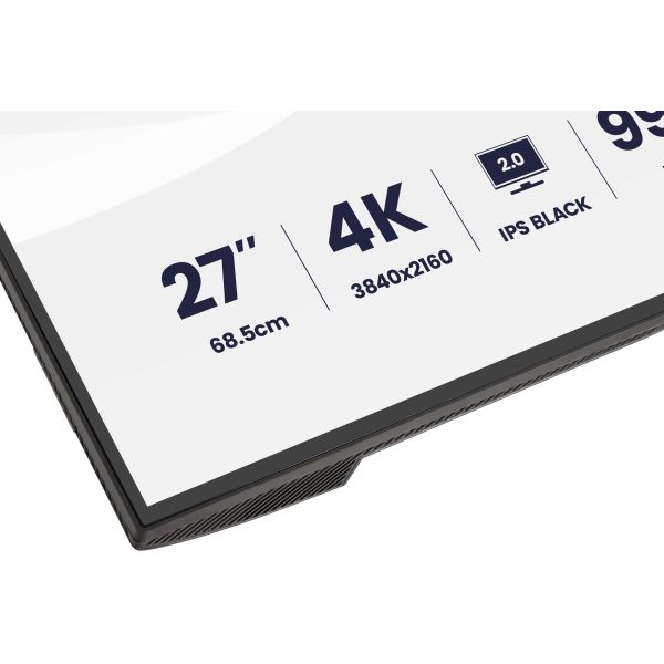 iiyama PROGRAPHIC HB2701UHSNP-B1 computer monitor 68,6 cm (27") 3840 x 2160 Pixels 4K Ultra HD LCD Zwart (HB2701UHSNP-B1)