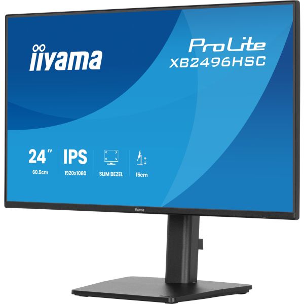 iiyama ProLite XB2496HSC-B1 computer monitor 61 cm (24") 1920 x 1080 Pixels Full HD Zwart (XB2496HSC-B1) iiyama ProLite XB2496HSC-B1 computer monitor 61 cm (24") 1920 x 1080 Pixels Full HD Zwart (XB2496HSC-B1)