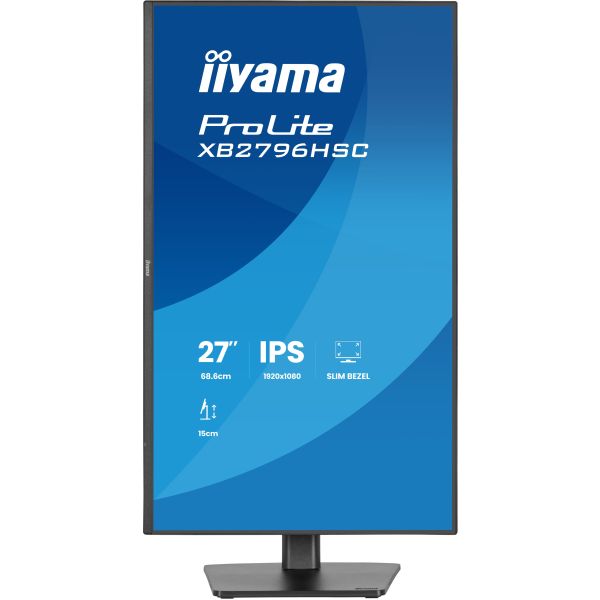 iiyama ProLite XB2796HSC-B1 computer monitor 68,6 cm (27") 1920 x 1080 Pixels Full HD Zwart (XB2796HSC-B1) iiyama ProLite XB2796HSC-B1 computer monitor 68,6 cm (27") 1920 x 1080 Pixels Full HD Zwart (XB2796HSC-B1)
