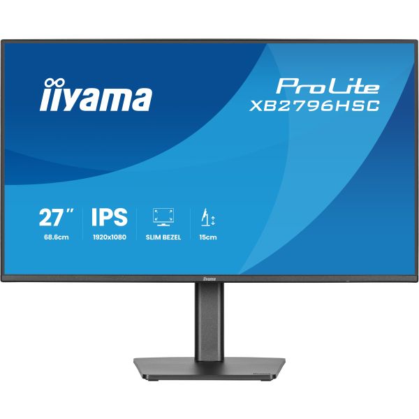 iiyama ProLite XB2796HSC-B1 computer monitor 68,6 cm (27") 1920 x 1080 Pixels Full HD Zwart (XB2796HSC-B1) iiyama ProLite XB2796HSC-B1 computer monitor 68,6 cm (27") 1920 x 1080 Pixels Full HD Zwart (XB2796HSC-B1)
