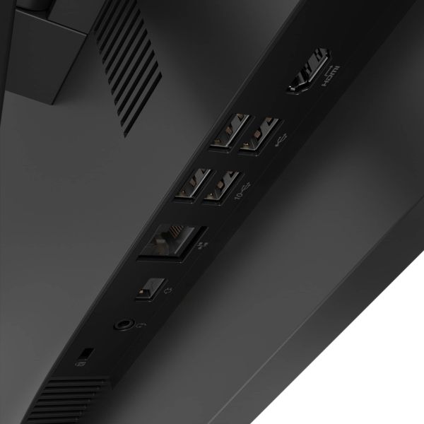 Lenovo V100 Intel® N N100 60,5 cm (23.8") 1920 x 1080 Pixels Alles-in-één-pc 8 GB DDR4-SDRAM 256 GB SSD Windows 11 Pro Wi-Fi 6 (802.11ax) Zwart (13BE000CGE)