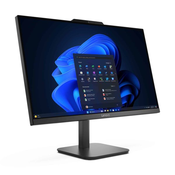 Lenovo V100 Intel® N N100 60,5 cm (23.8") 1920 x 1080 Pixels Alles-in-één-pc 8 GB DDR4-SDRAM 256 GB SSD Windows 11 Pro Wi-Fi 6 (802.11ax) Zwart (13BE000CGE)