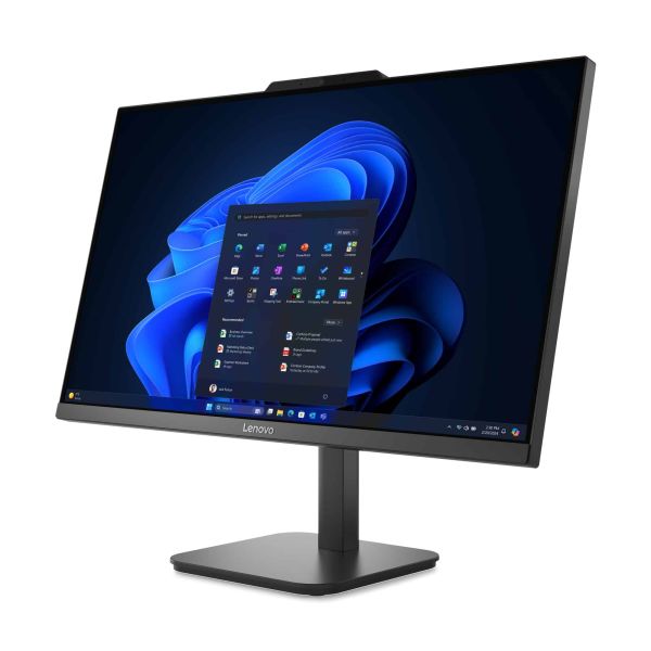Lenovo V100 Intel® N N100 60,5 cm (23.8") 1920 x 1080 Pixels Alles-in-één-pc 8 GB DDR4-SDRAM 256 GB SSD Windows 11 Pro Wi-Fi 6 (802.11ax) Zwart (13BE000CGE)