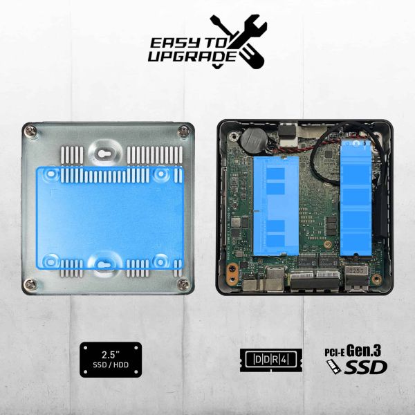 MSI Cubi N ADL-007DE Intel® N N100 4 GB DDR4-SDRAM 128 GB SSD Windows 11 Pro Mini PC Zwart (00B0A911-007) MSI Cubi N ADL-007DE Intel® N N100 4 GB DDR4-SDRAM 128 GB SSD Windows 11 Pro Mini PC Zwart (00B0A911-007)