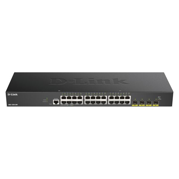 D-Link DGS-1250-28X netwerk-switch Managed L3 Gigabit Ethernet (10/100/1000) Zwart (DGS-1250-28X)