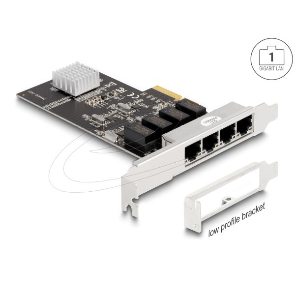 Delock - netværksadapter - PCIe 2.0 x4 (88618)