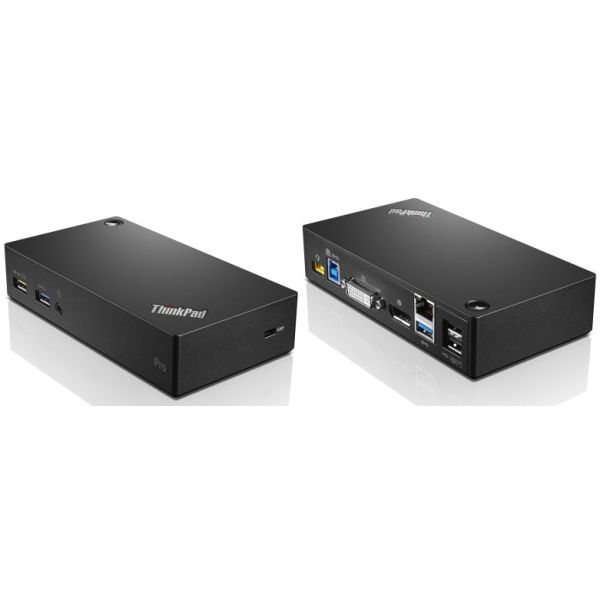 Lenovo ThinkPad USB 3.0 Ultra Dock Bedraad USB 3.2 Gen 1 (3.1 Gen 1) Type-A Zwart (40A80045DE)