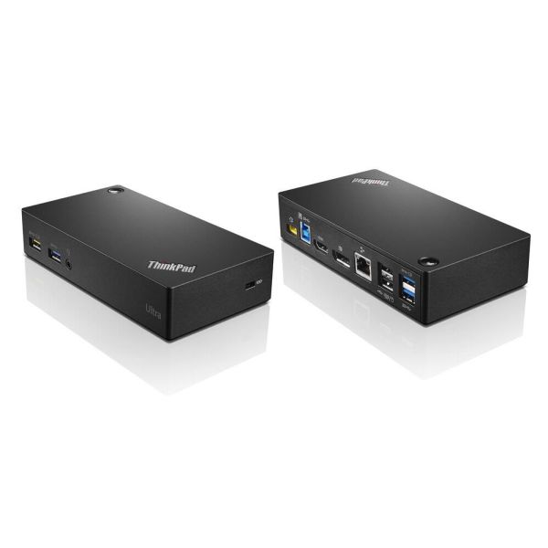 Lenovo ThinkPad USB 3.0 Ultra Bedraad USB 3.2 Gen 1 (3.1 Gen 1) Type-A Zwart (40A80045DK)