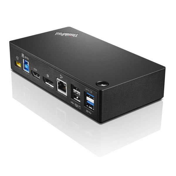 Lenovo ThinkPad USB 3.0 Ultra Bedraad USB 3.2 Gen 1 (3.1 Gen 1) Type-A Zwart (40A80045DK)