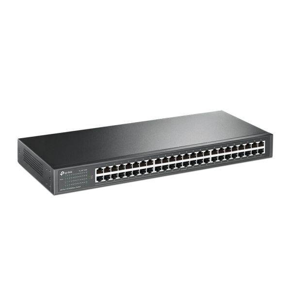 TP-Link TL-SF1048 Unmanaged Fast Ethernet (10/100) 1U Zwart (SF1048)