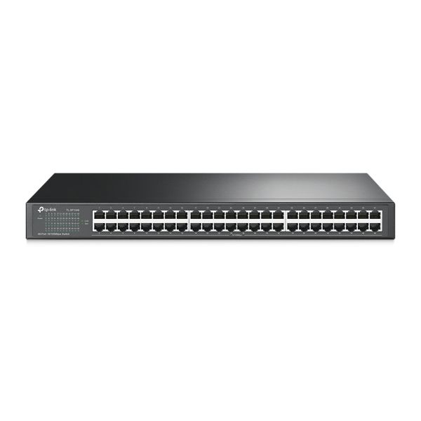 TP-Link TL-SF1048 Unmanaged Fast Ethernet (10/100) 1U Zwart (SF1048)