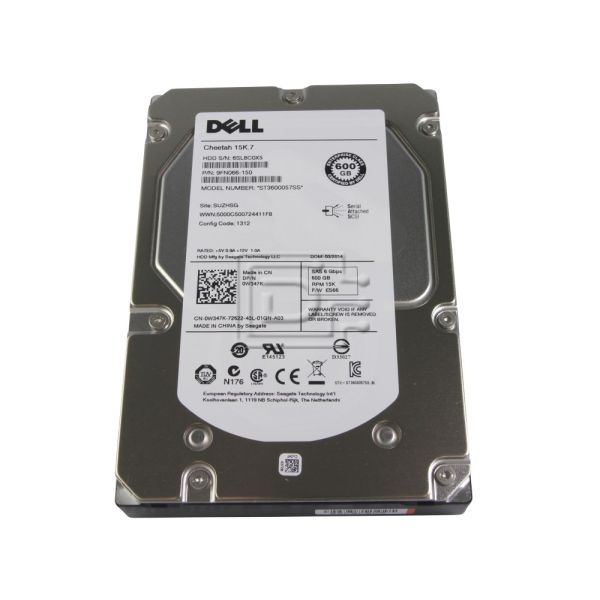 Dell 600GB 15K 6G 3.5INCH SAS HDD (0J762N-RFB)