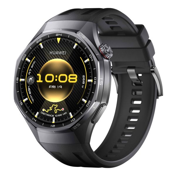 Huawei WATCH GT6 PRO 3,73 cm (1.47") AMOLED 46 mm Digitaal 466 x 466 Pixels Touchscreen Zwart GPS (40-61-7569)