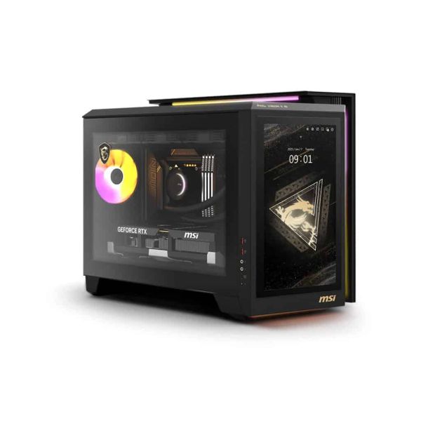 MSI MEG Vision X AI 2NVZ9-003EU Intel Core Ultra 9 285K 64 GB DDR5-SDRAM 2 TB SSD NVIDIA GeForce RTX 5090 Windows 11 Home Desktop PC Zwart (MEGXAI2NVZ9003EU)