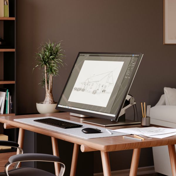 ALOGIC 32C4KPDWT LED display 81,3 cm (32") 3840 x 2160 Pixels 4K Ultra HD Touchscreen Multi-gebruiker Zwart, Zilver (32C4KPDWT)