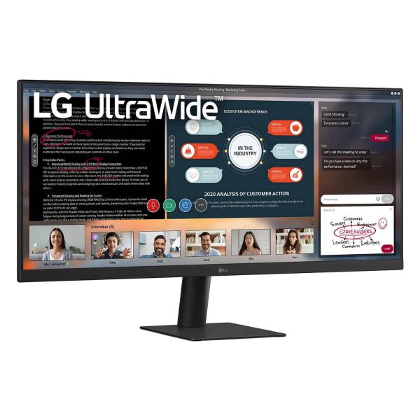 LG 29U511A-B computer monitor 73,7 cm (29") 2560 x 1080 Pixels WFHD LCD Zwart (29U511A-B)