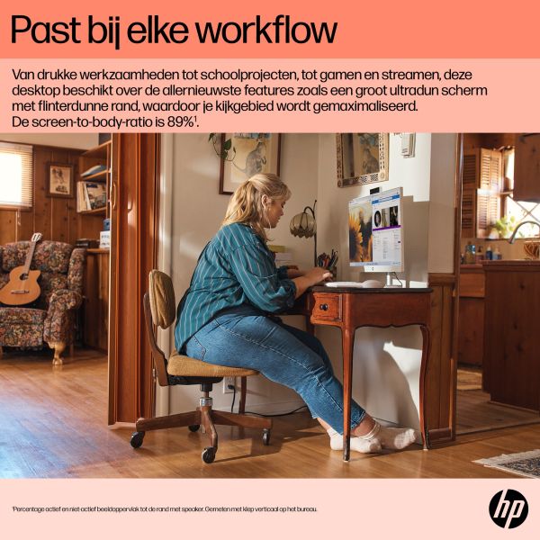 HP 24-cr0050nd AMD Ryzen™ 5 7520U 60,5 cm (23.8") 1920 x 1080 Pixels Alles-in-één-pc 8 GB LPDDR5-SDRAM 512 GB SSD Windows 11 Home Wi-Fi 6 (802.11ax) Zwart (895R0EA#ABH) HP 24-cr0050nd AMD Ryzen™ 5 7520U 60,5 cm (23.8") 1920 x 1080 Pixels Alles-in-één-pc 8 GB LPDDR5-SDRAM 512 GB SSD Windows 11 Home Wi-Fi 6 (802.11ax) Zwart (895R0EA#ABH)