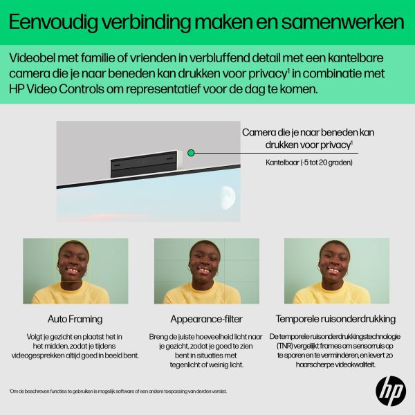 HP 24-cr0055nd Intel® Core™ i5 i5-1335U 60,5 cm (23.8") 1920 x 1080 Pixels Alles-in-één-pc 8 GB DDR4-SDRAM 512 GB SSD Windows 11 Home Wi-Fi 6 (802.11ax) Zwart (895R1EA#ABH) HP 24-cr0055nd Intel® Core™ i5 i5-1335U 60,5 cm (23.8") 1920 x 1080 Pixels Alles-in-één-pc 8 GB DDR4-SDRAM 512 GB SSD Windows 11 Home Wi-Fi 6 (802.11ax) Zwart (895R1EA#ABH)