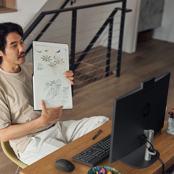 HP 24-cr0055nd Intel® Core™ i5 i5-1335U 60,5 cm (23.8") 1920 x 1080 Pixels Alles-in-één-pc 8 GB DDR4-SDRAM 512 GB SSD Windows 11 Home Wi-Fi 6 (802.11ax) Zwart (895R1EA#ABH) HP 24-cr0055nd Intel® Core™ i5 i5-1335U 60,5 cm (23.8") 1920 x 1080 Pixels Alles-in-één-pc 8 GB DDR4-SDRAM 512 GB SSD Windows 11 Home Wi-Fi 6 (802.11ax) Zwart (895R1EA#ABH)