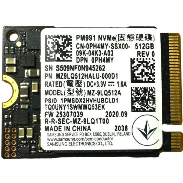 Dell 512GB PCIe NVMe M.2 2230 (6VFN3)
