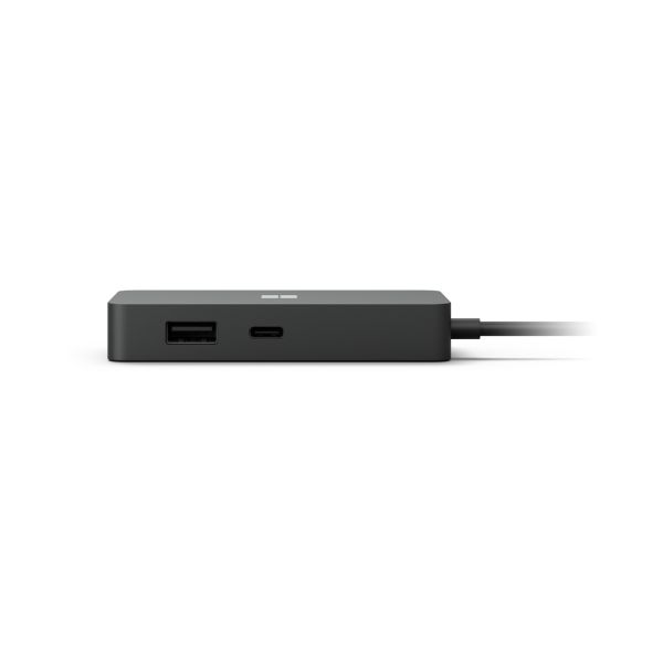 Microsoft USB-C Travel Hub Black USB grafische adapter Zwart (SWV-00002)