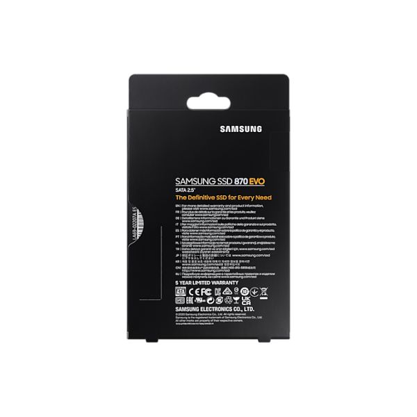 Samsung 870 EVO 500 GB 2.5" SATA III V-NAND MLC (MZ-77E500BW)