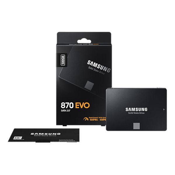 Samsung 870 EVO 500 GB 2.5" SATA III V-NAND MLC (MZ-77E500BW)
