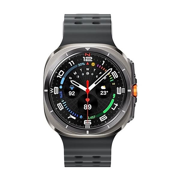 Samsung Galaxy Watch Ultra 3,81 cm (1.5") AMOLED 47 mm Digitaal 480 x 480 Pixels Touchscreen 4G Zilver, Titanium Wifi GPS (SM-L705FZS2EUE)