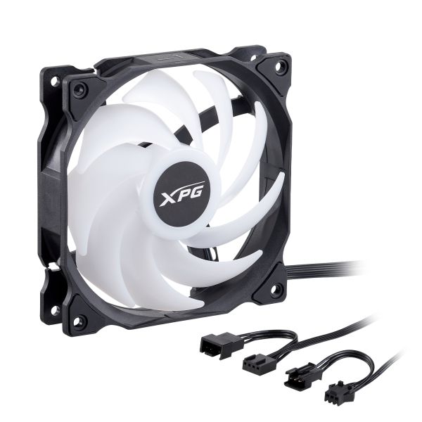 XPG VENTO 120 ARGB PWM Computer behuizing Ventilator 12 cm Zwart 1 stuk(s) (75261402)