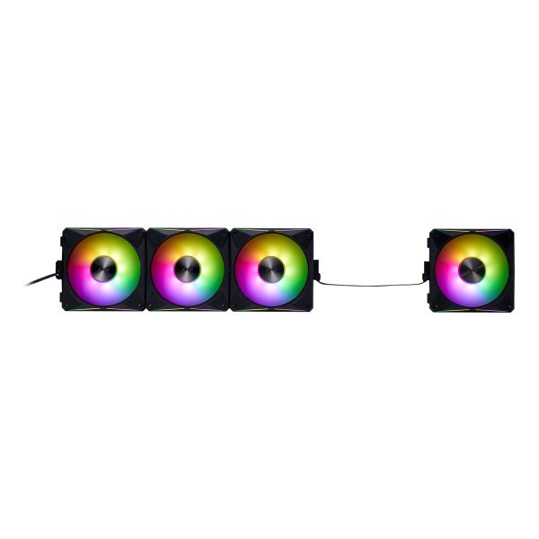 XPG HURRICANE MAG Computer behuizing Ventilator 12 cm Zwart 4 stuk(s) (75261543)