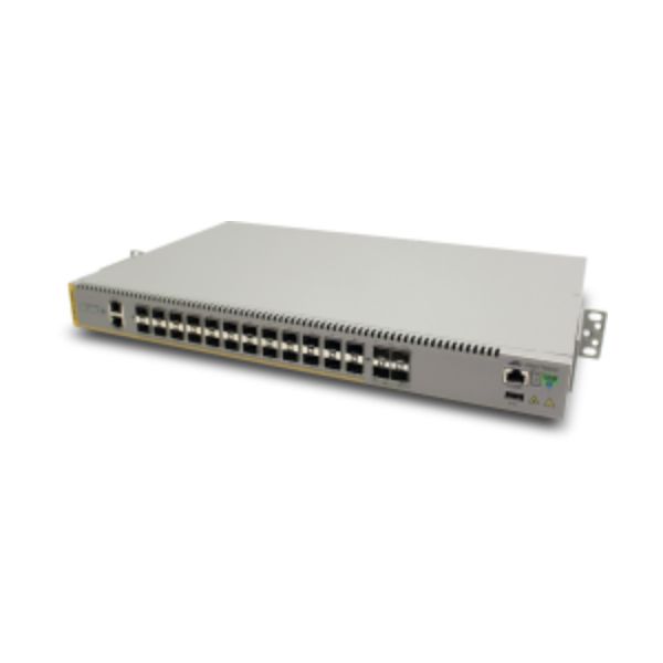 Allied Telesis AT-IE510-28GSX-80 Managed L3 Gigabit Ethernet (10/100/1000) Grijs (AT-IE510-28GSX-80)