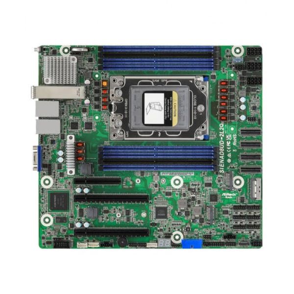 ASRock Mainboard SIENAD8UD-2L2Q micro-ATX Sockel SP6 Single (SIENAD8UD-2L2Q)