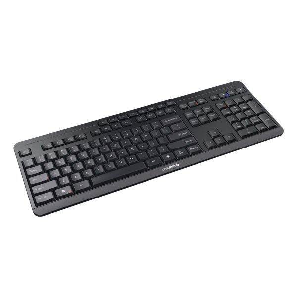 CHERRY Stream keyboard ultimate toetsenbord Thuis/Werk USB + RF Wireless + Bluetooth QWERTY Engels Zwart (JK-8570US-2)
